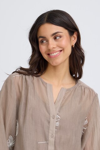 Chemisier 'WINA ' Fransa en beige