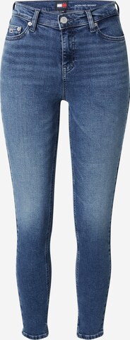 Tommy Jeans Skinny Jeans 'NORA MID RISE SKINNY' in Blauw: voorkant