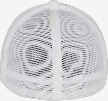 Cappello da baseball di Flexfit in bianco