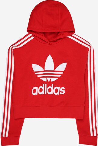 ADIDAS ORIGINALS Sweatshirt 'Adicolor ' in Rot: predná strana