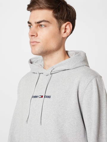 Tommy Jeans Mikina 'Essential' - Sivá