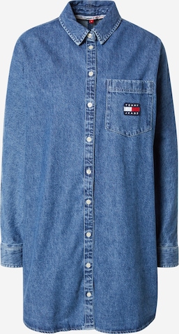 Tommy Jeans فستان بلون أزرق: الأمام