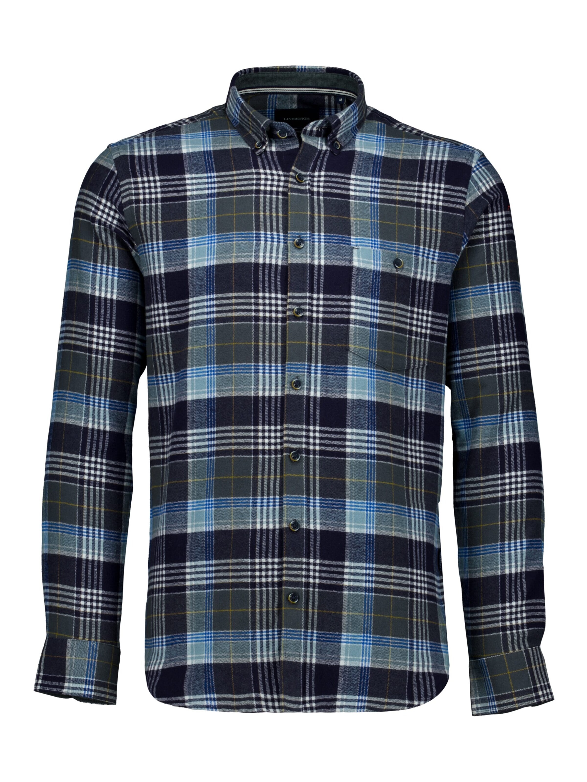 Lindbergh - Ajuste regular Camisa en azul: frente