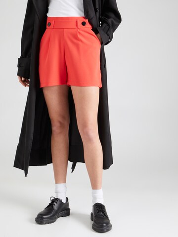 JDY Regular Pleat-Front Pants 'JDYGEGGO' in Red: front