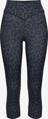 LASCANA ACTIVE Skinny Leggings in Blau: predná strana