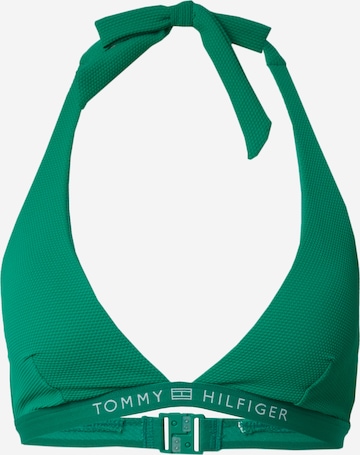 Tommy Hilfiger Underwear - Triángulo Top de bikini en verde: frente