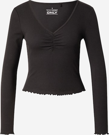 ONLY Shirt 'ONLBETTY' in Schwarz: Vorderseite