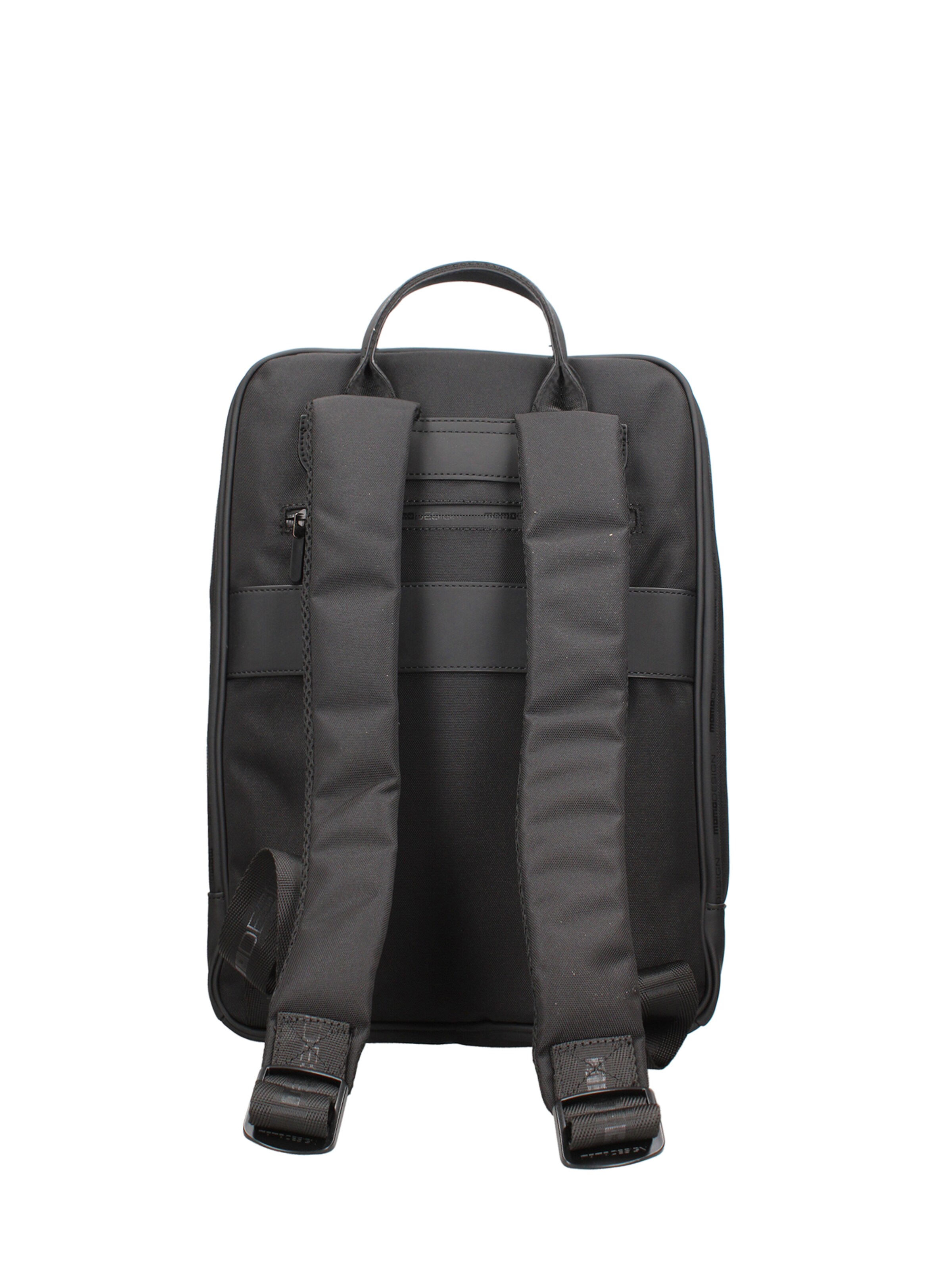 Zaino 'Zaino Uomo Momo Design Poliuretanico con Zip e Tasche Organizzate' di Momo Design in nero