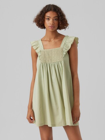 VERO MODA - Vestido de verão 'Moran' em verde: frente