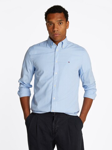 TOMMY HILFIGER Regular fit Overhemd in Blauw: voorkant