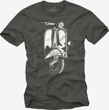 MAKAYA Shirt 'Makaya Roller' in Grey: front