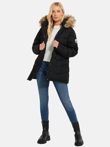 Threadbare Winter Jacket in Black