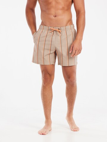 Shorts de bain 'PRTGonz' PROTEST en marron