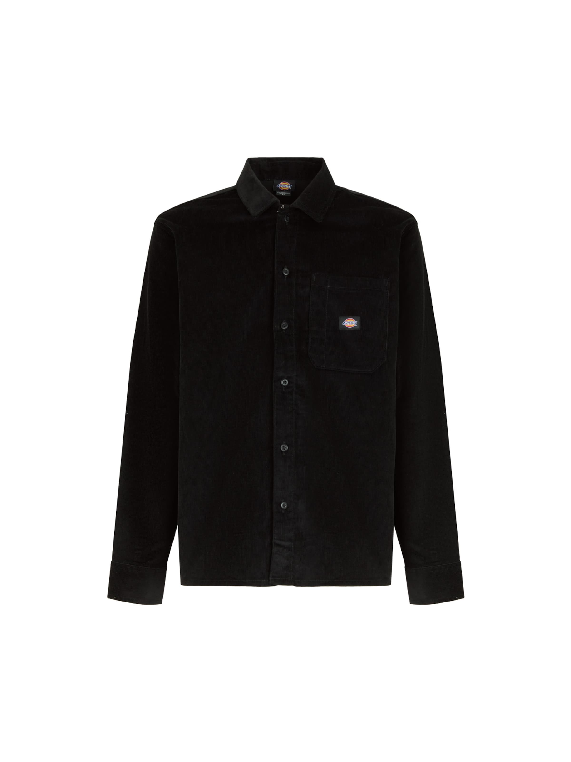 DICKIES Regular fit Πουκάμισο σε μαύρο: μπροστά