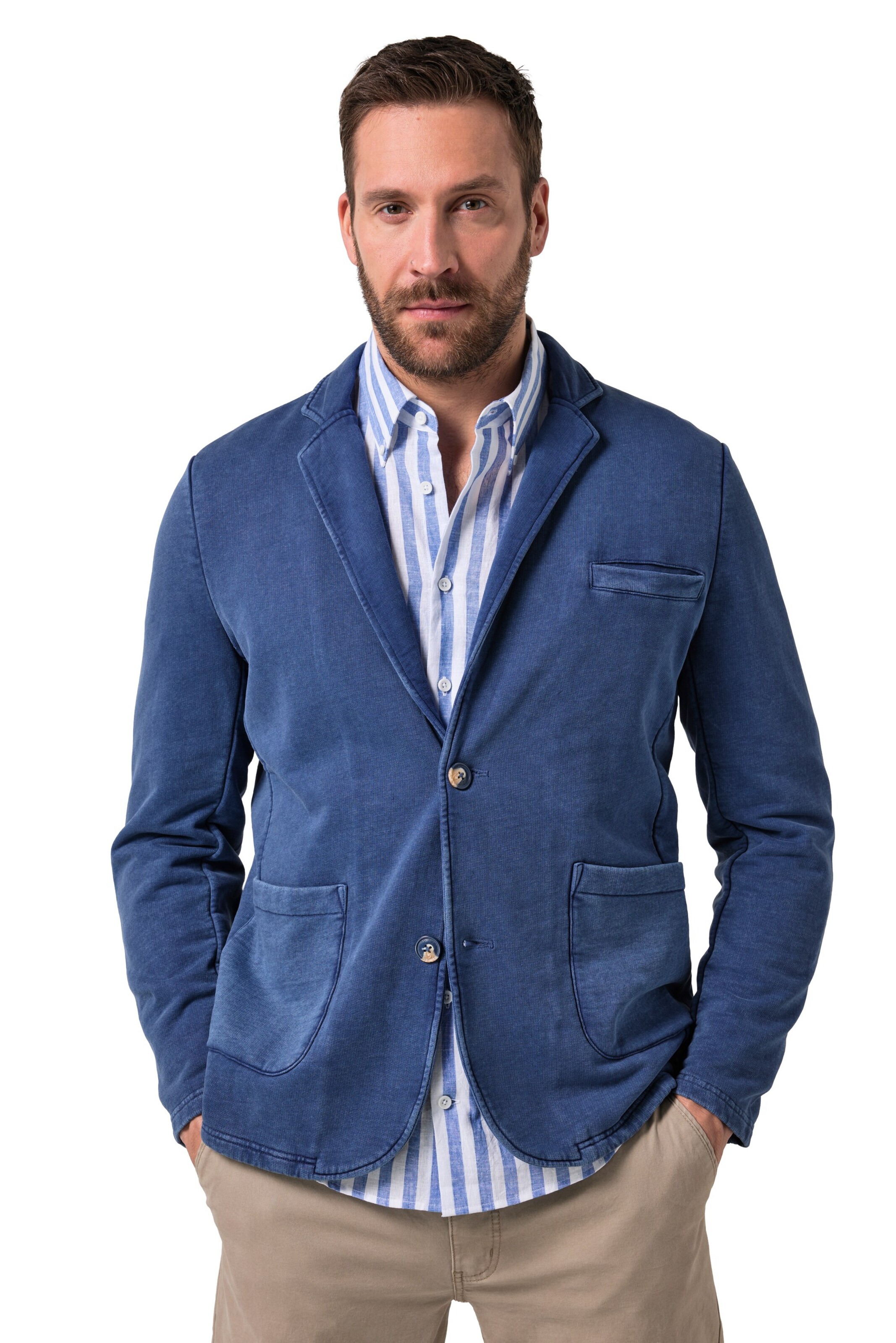 JP1880 Regular Fit Sakko in Blau: Vorderseite