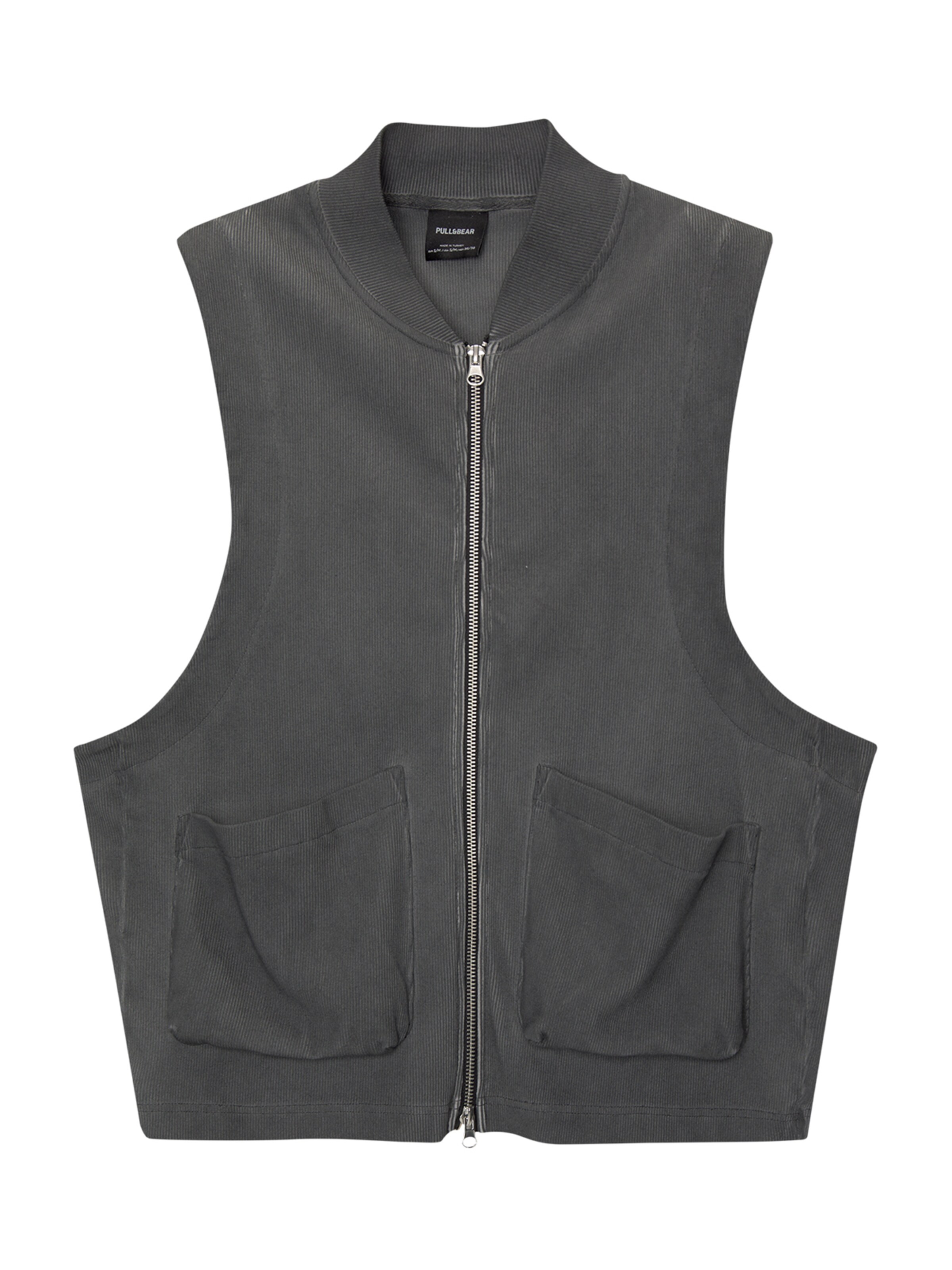 Pull&Bear Liivi värissä harmaa: etupuoli