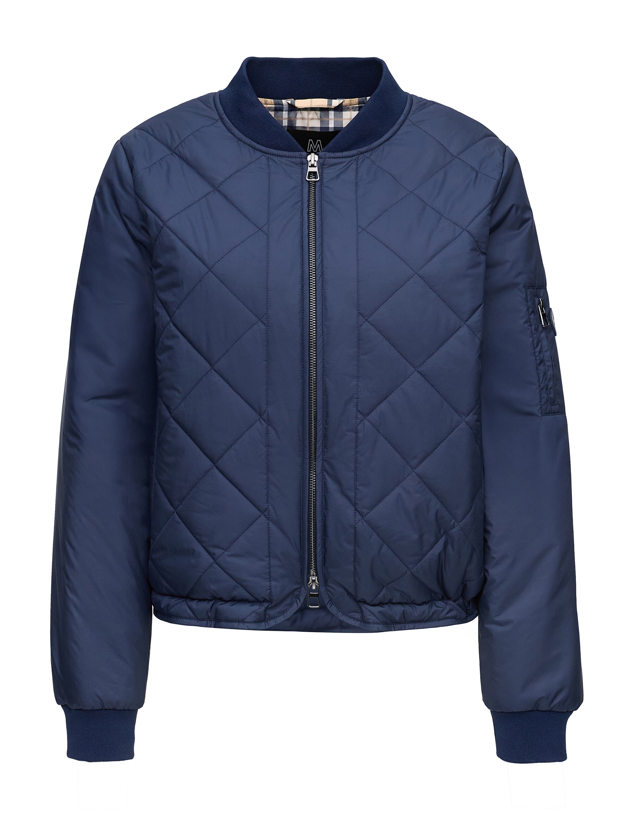 MANISA Übergangsjacke 'Steppjacke'‌‌‌‌‌‌‌‌‌‌ in Blau: Vorderseite