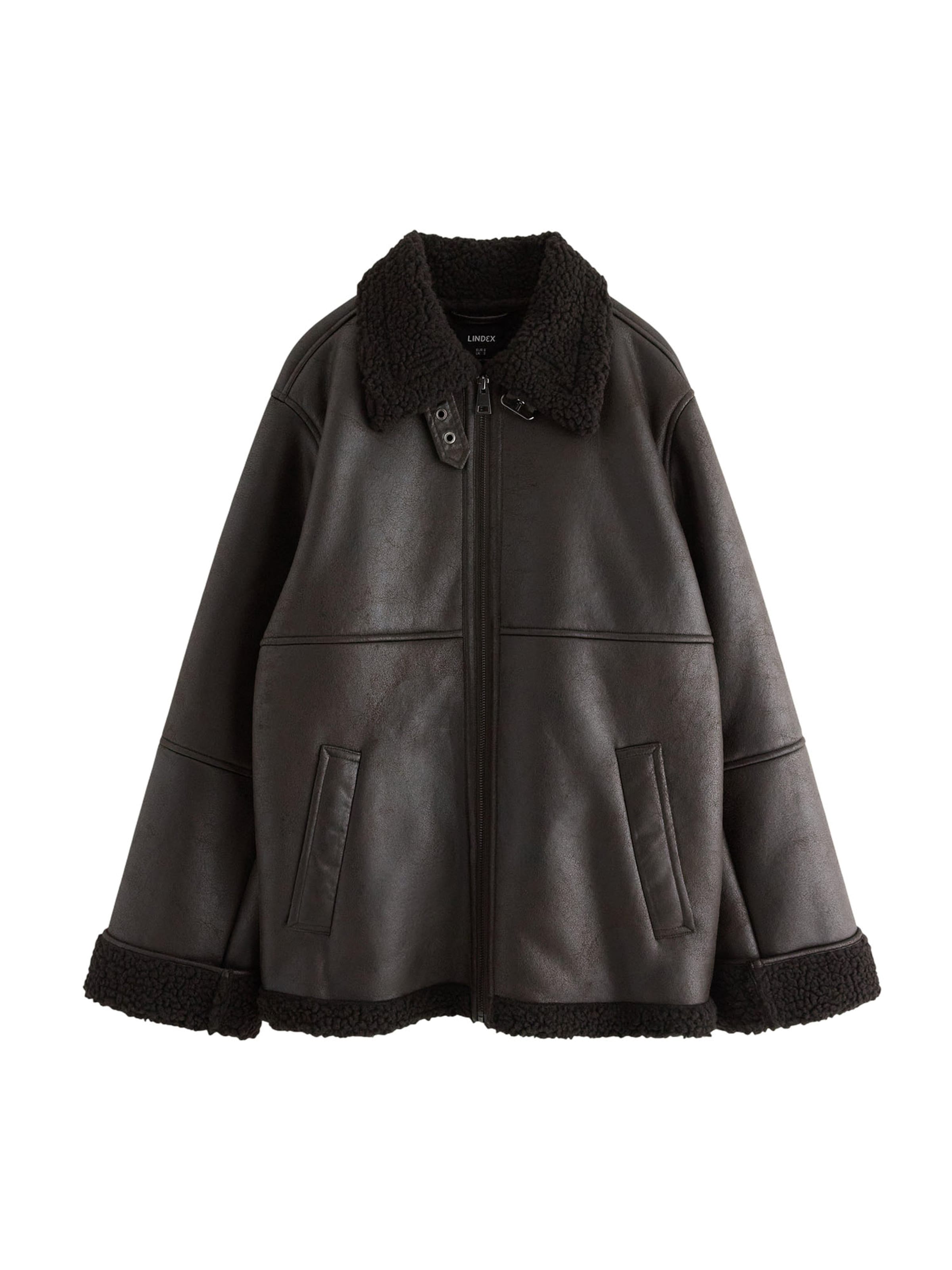 Lindex Jacke in Braun: Vorderseite