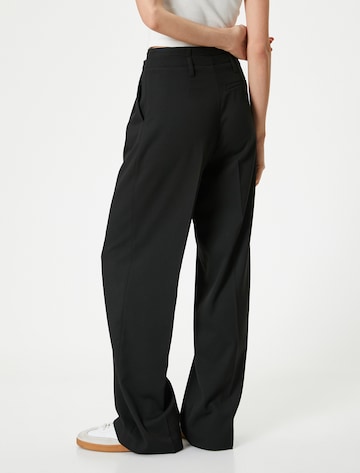 Koton Wide leg Pleated Pants in Black