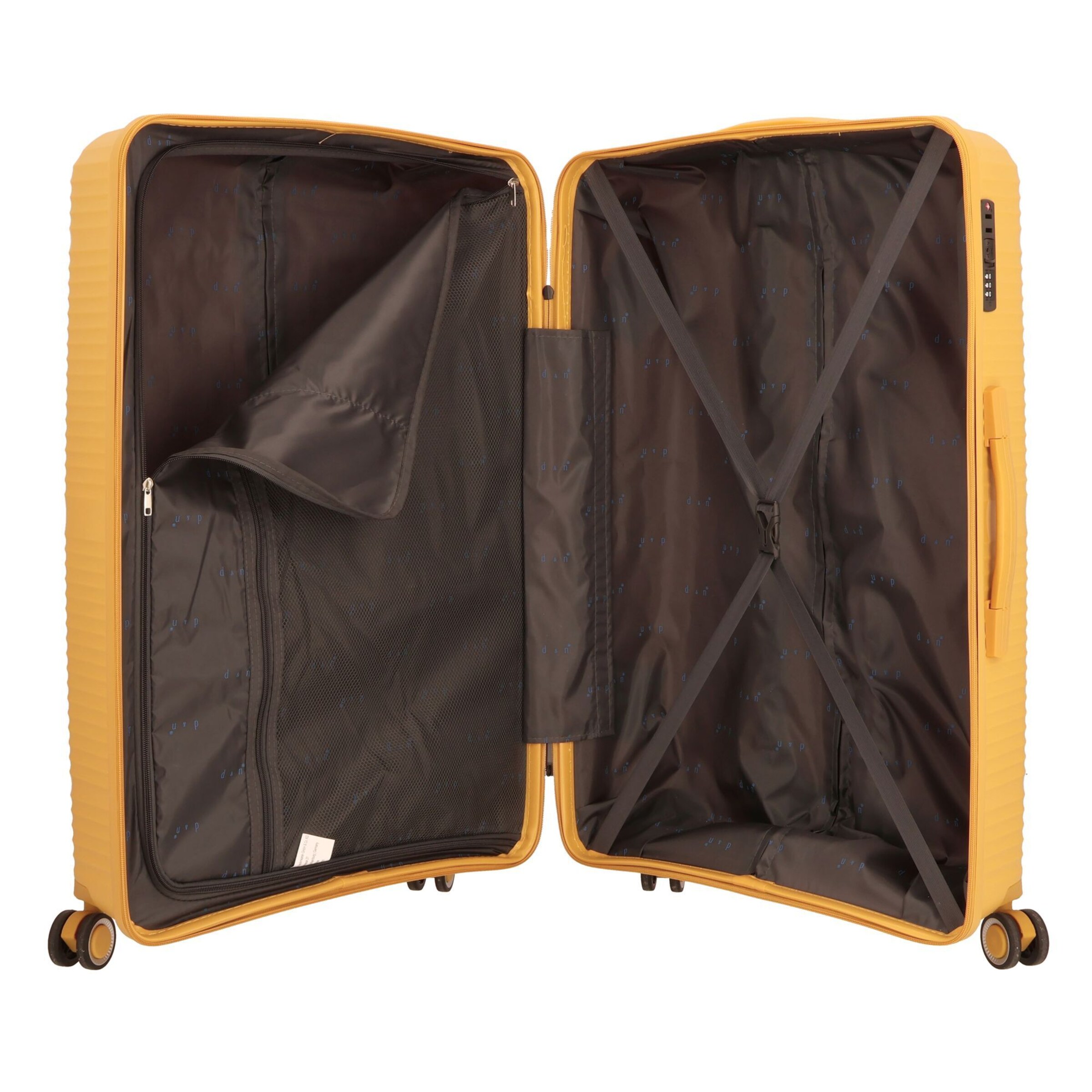 Trolley 'Travel Line' di D&N in giallo