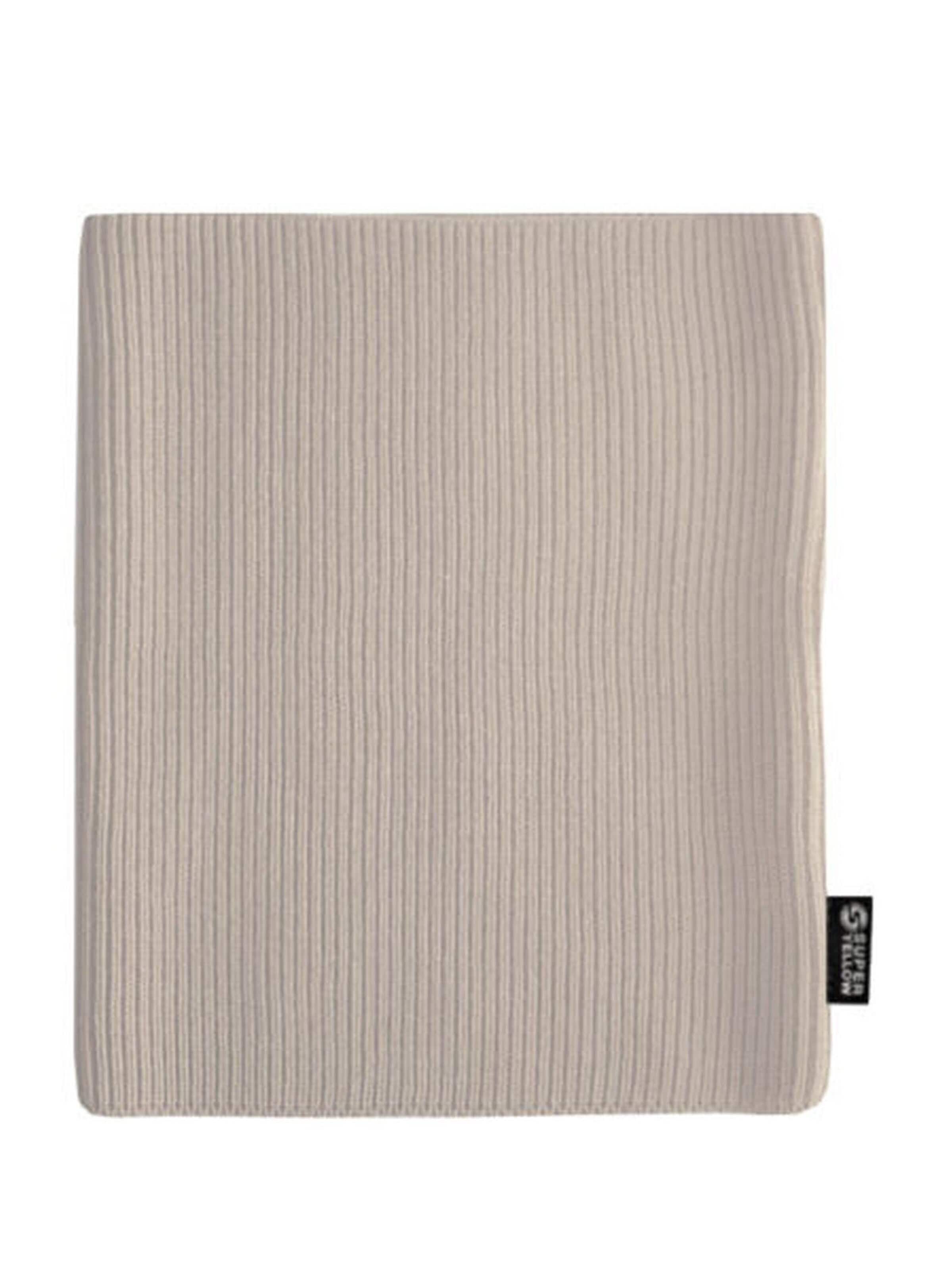 SUPERYELLOW Tube Scarf 'LUMI' in Beige: front