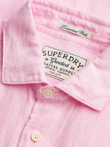 Superdry Regular Fit Hemd‌‌‌‌‌‌‌‌ in Pink