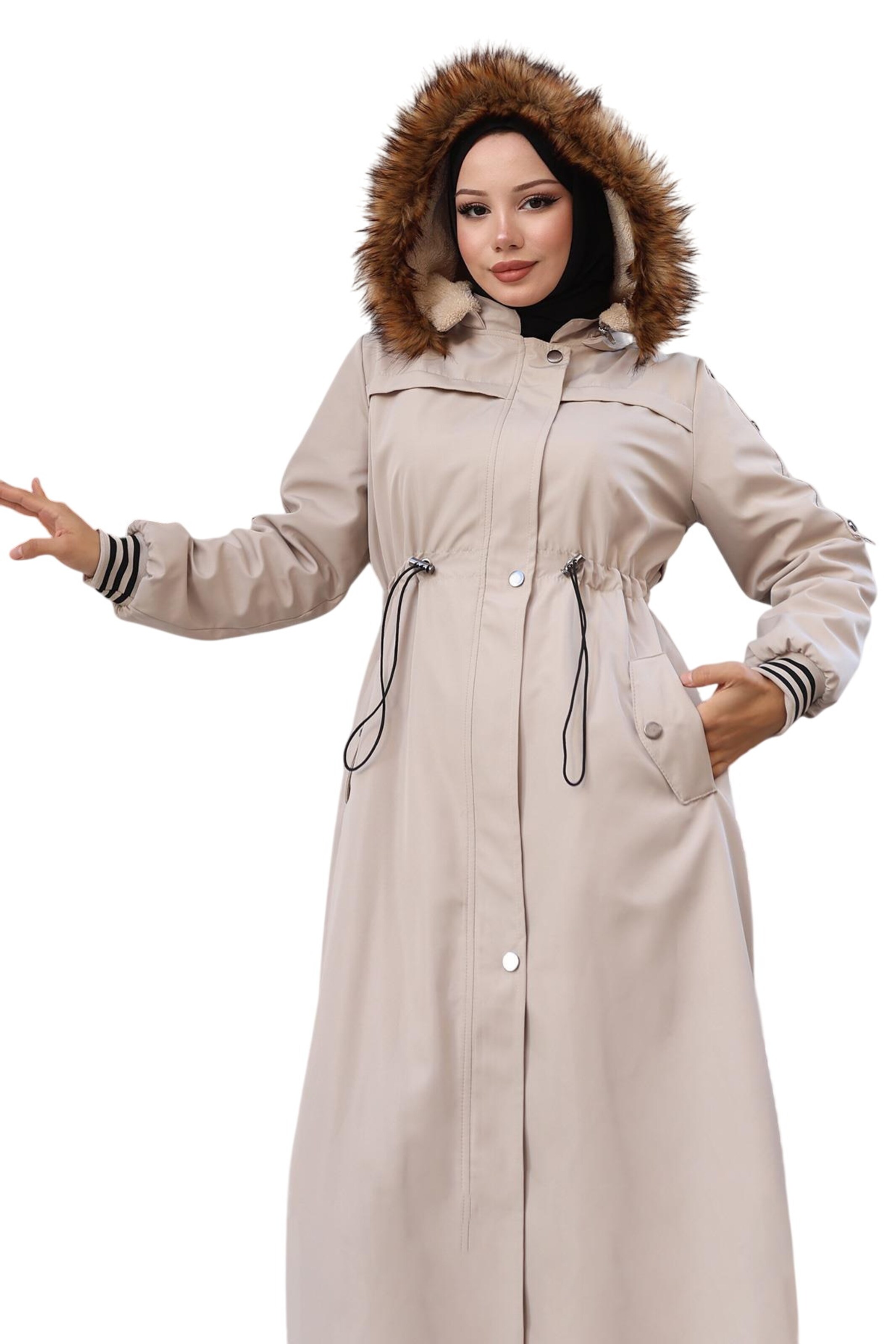 MODAMIHRAM Parka in Beige