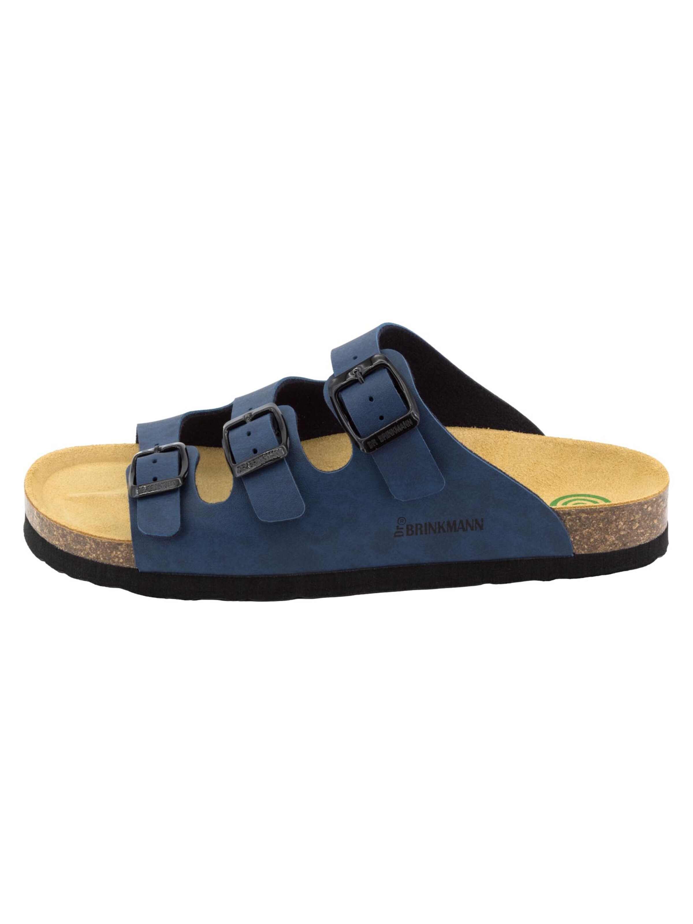 DR. BRINKMANN Huisschoenen 'Novelda' in Blauw: voorkant