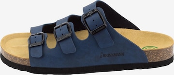 DR. BRINKMANN Hausschuh 'Novelda' in Blau: Vorderseite