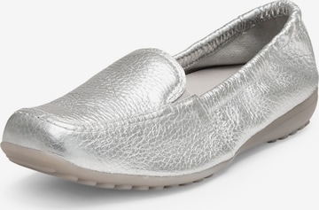 VITAFORM Moccasins in Silver: front