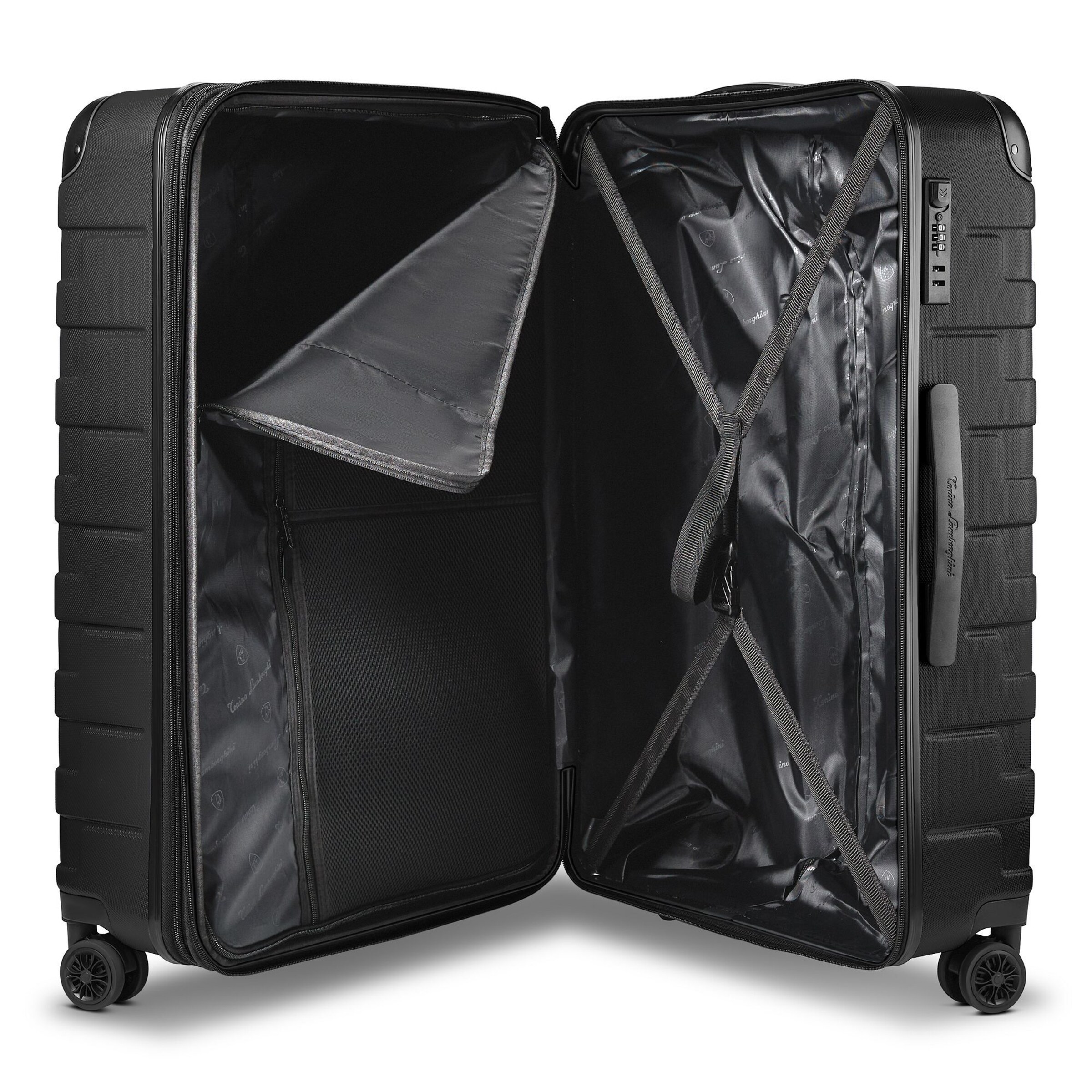 Ensemble de bagages 'Tonino Lamborghini Milano' Tonino Lamborghini en noir