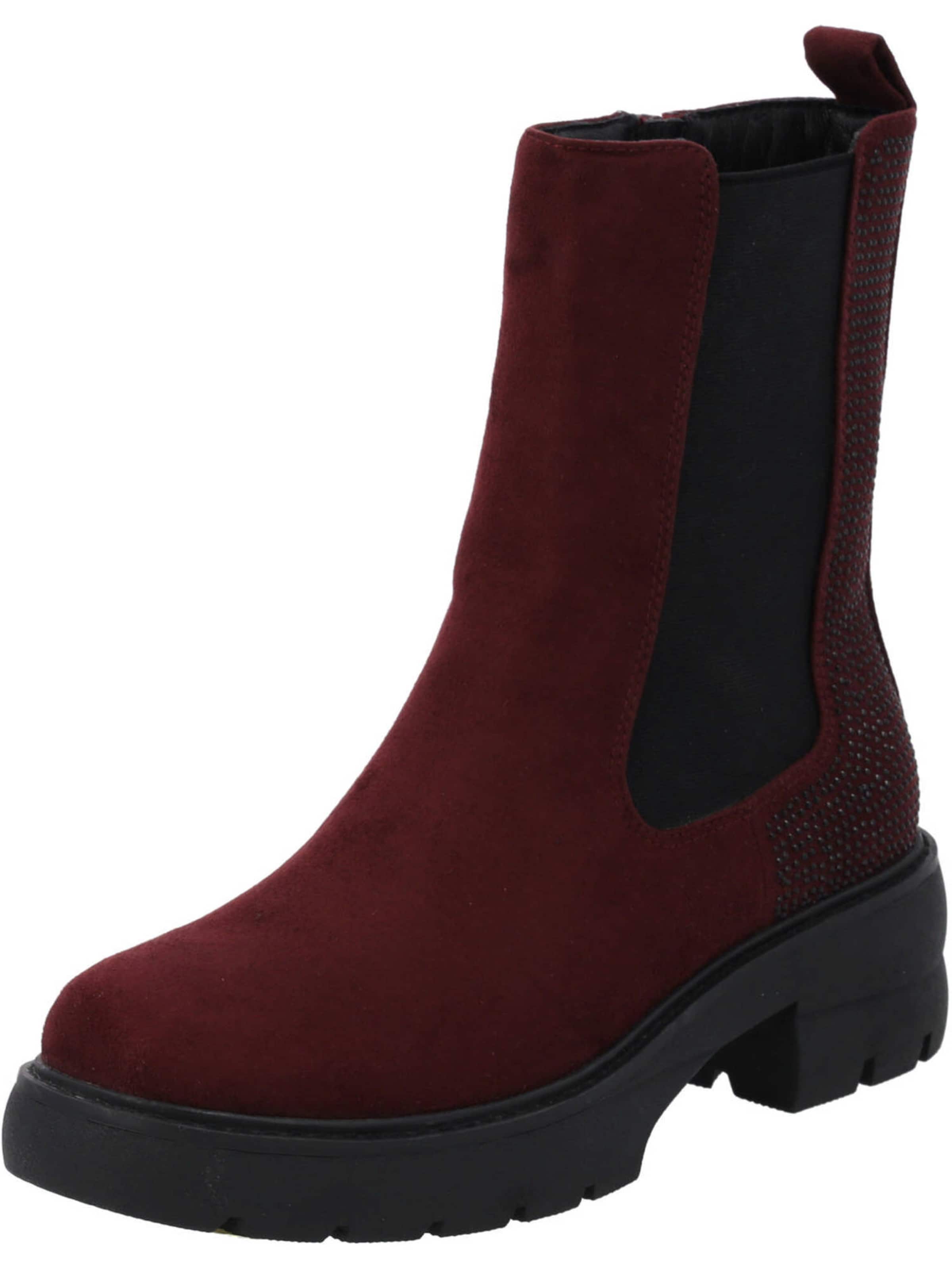 Chelsea Boots 'Jynna' Palado by Sila Sahin en rouge : devant