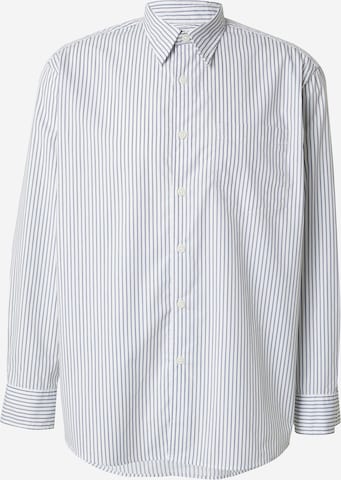 JACK & JONES Button Up Shirt in White: front