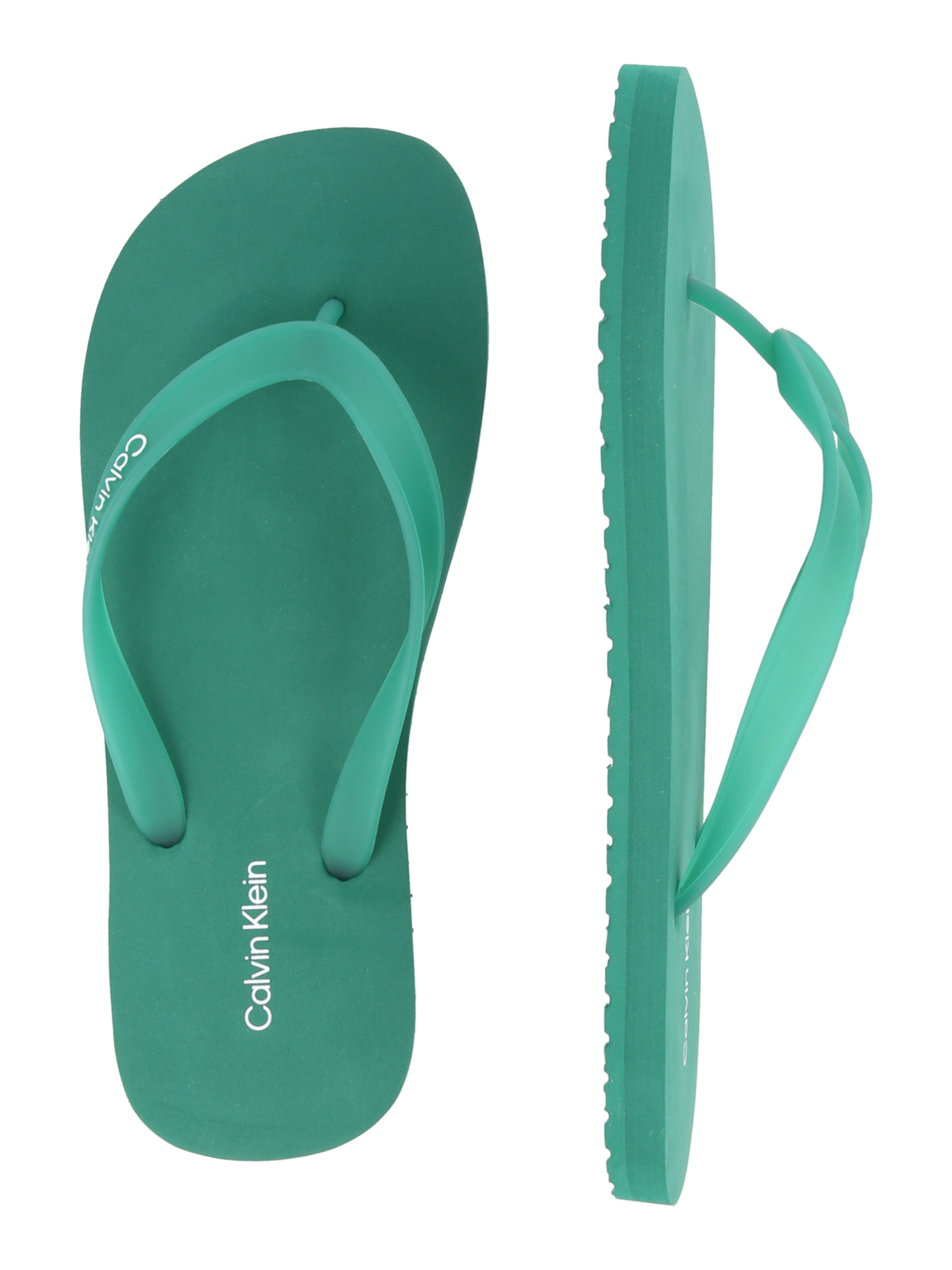 žalia Calvin Klein Šlepetės per pirštą