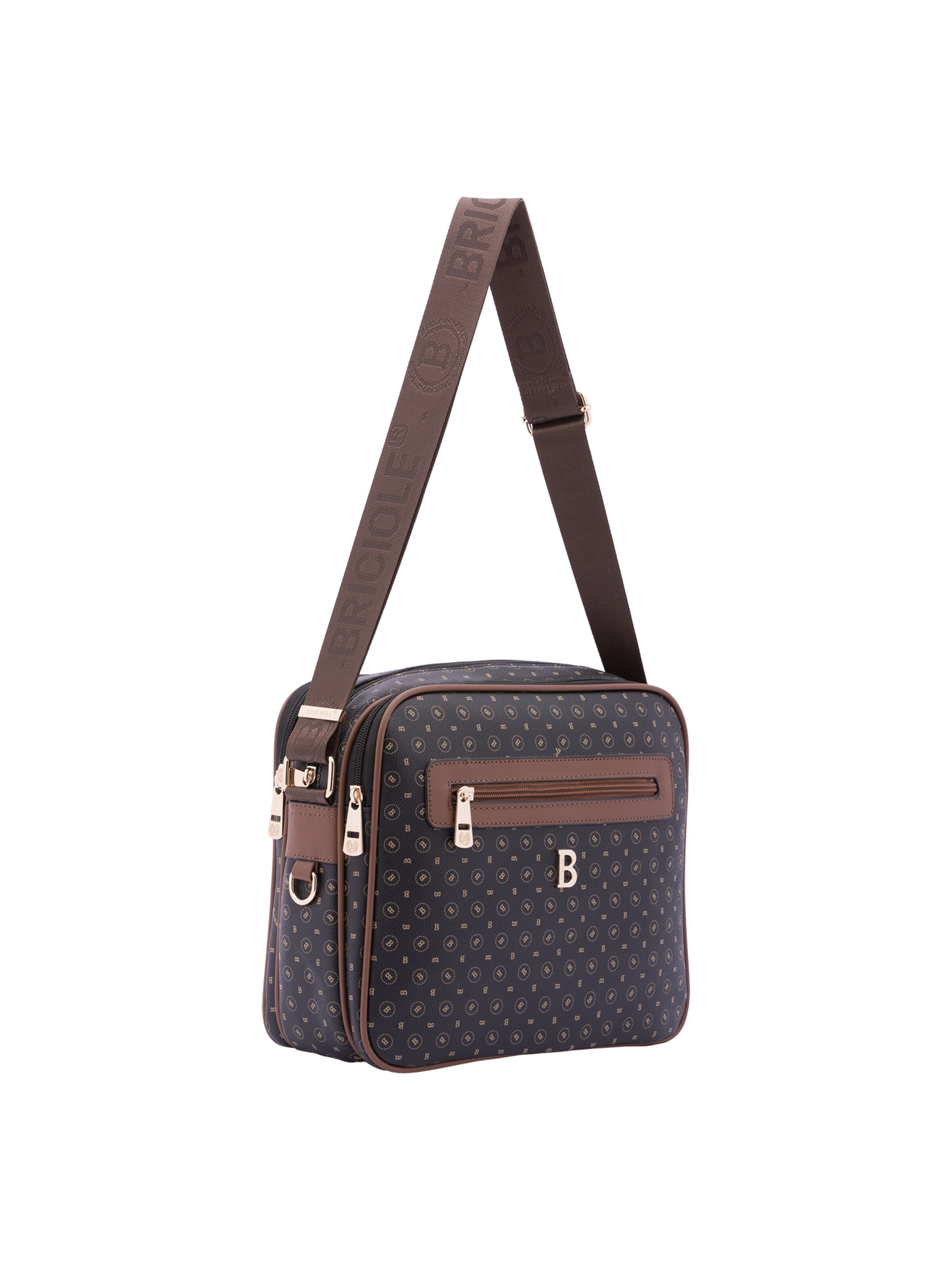 Sac à bandoulière Briciole en noir : devant