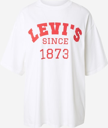 LEVI'S ® Paita 'Graphic Short Stack Tee' värissä valkoinen: etupuoli