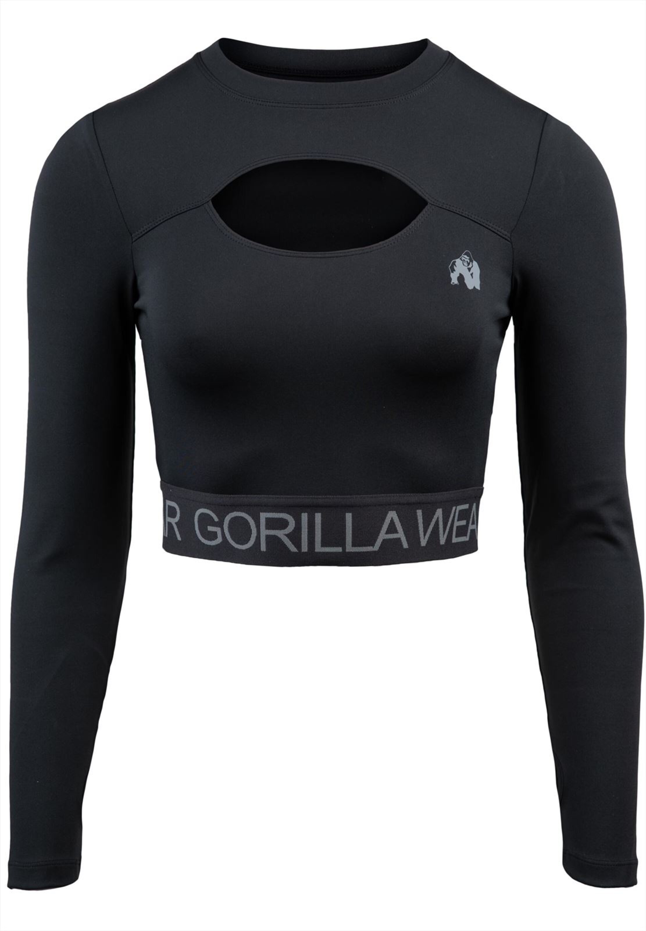 Gorilla Wear Functioneel shirt 'Osseo' in Zwart: voorkant