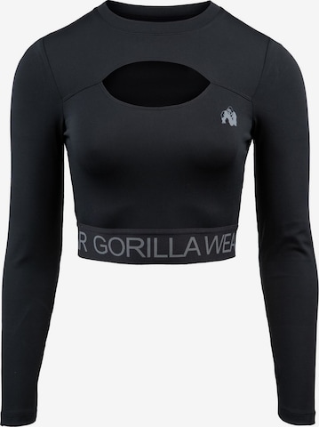 Maglia funzionale 'Osseo' di Gorilla Wear in nero: frontale