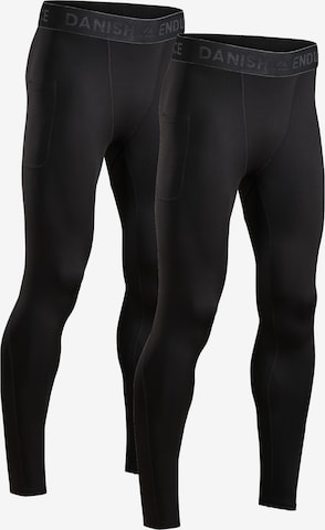 DANISH ENDURANCE Skinny Sporthose 'Compression Tights' in Schwarz: Vorderseite