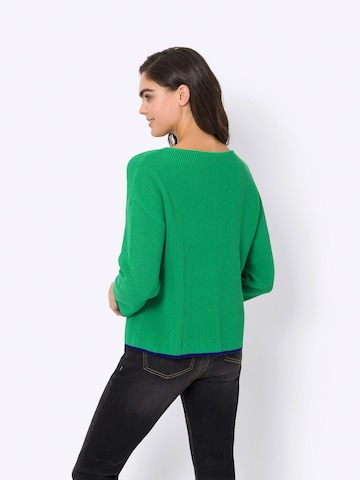 Pull-over heine en vert