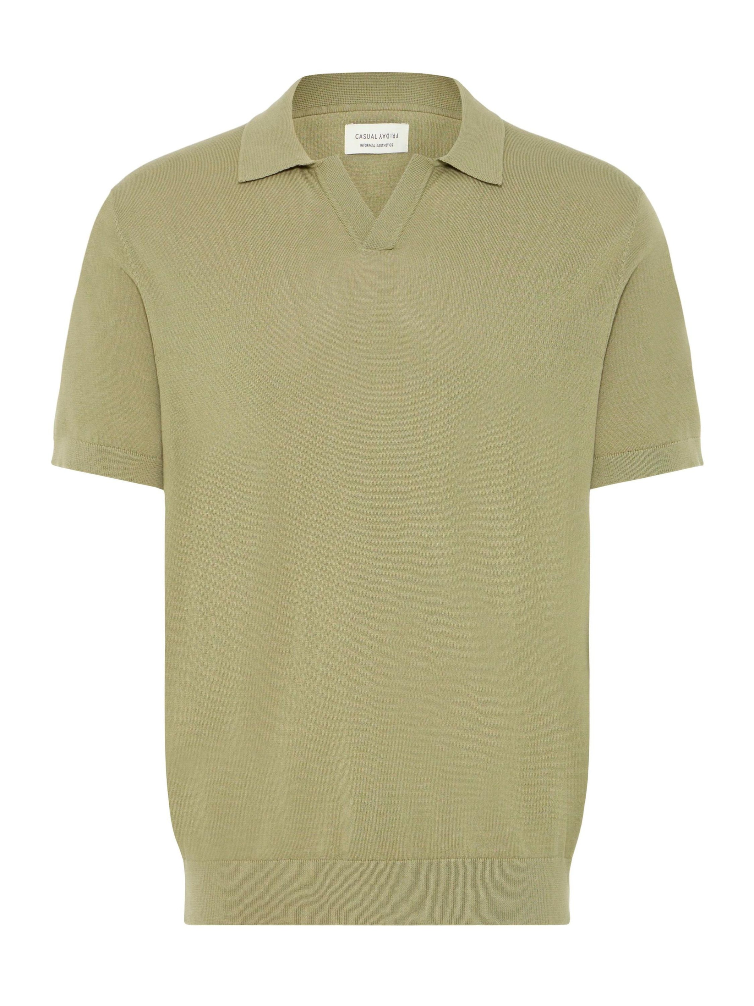 T-Shirt ' CFSona ' Casual Friday en vert : devant