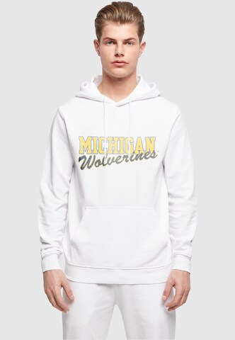 Felpa 'Michigan Wolverines' di Merchcode in bianco: frontale