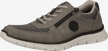 Rieker Athletic Lace-Up Shoes in Grey: front