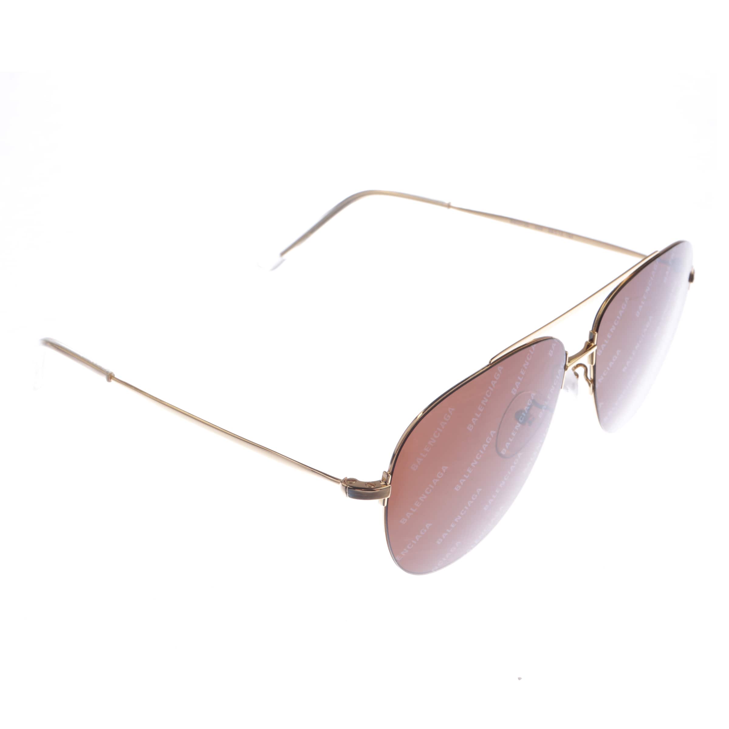 Balenciaga Sunglasses in One size in Silver: front