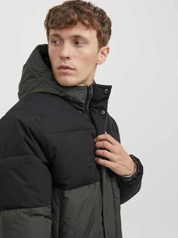 JACK & JONES Winter Jacket in Green