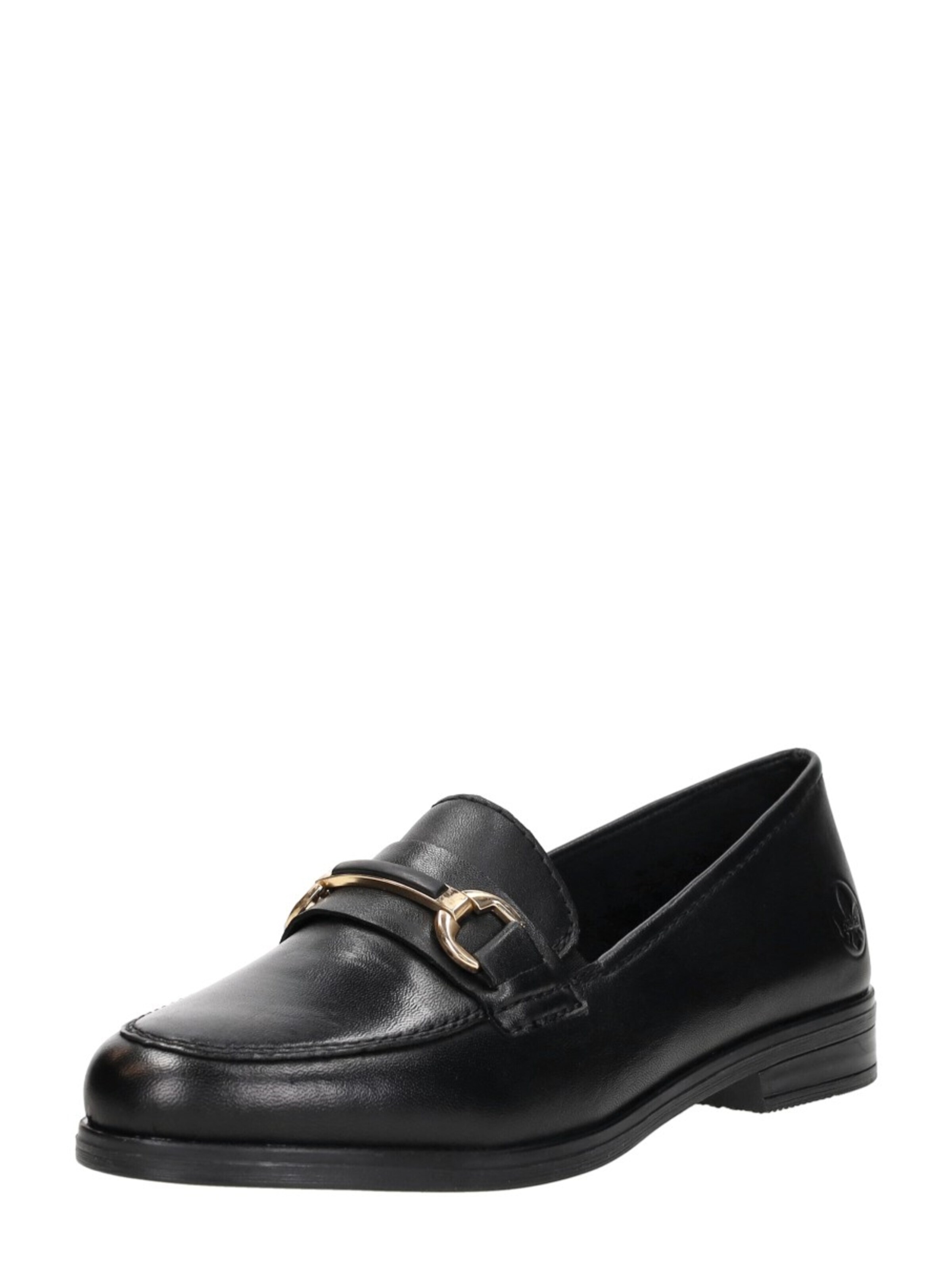 Rieker Classic Flats in Black: front