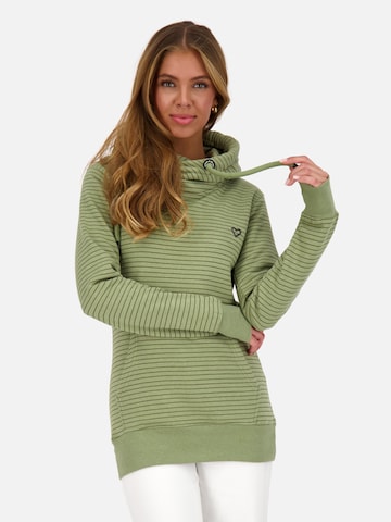 Alife and KickinSweater majica 'Sarah' - zelena boja: prednji dio