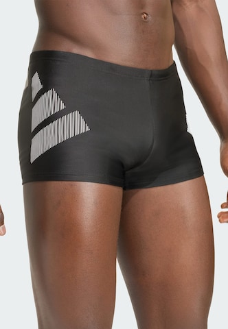 ADIDAS PERFORMANCE Sportzwembroek 'Big Bars' in Zwart