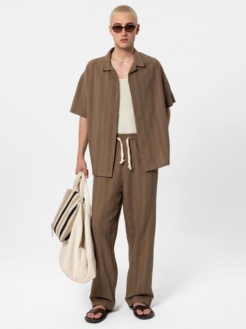 Wide leg Pantaloni 'Coreopsis' di VAMOS CLO in marrone
