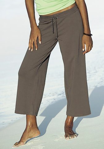 BEACH TIME Loose fit Pants in Brown: front